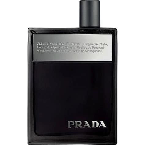 fragrantica prada amber pour homme intense|Prada pour homme intense.